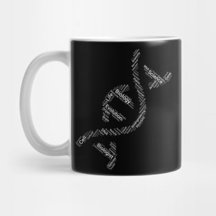 DNA Wordcloud Design Mug